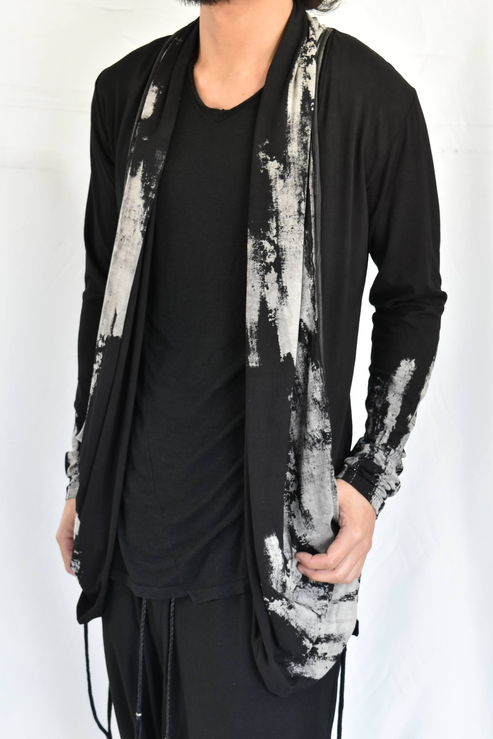 HYDE着 JULIUS ドレープニットカーディガン HYDE着 JULIUS ドレープ