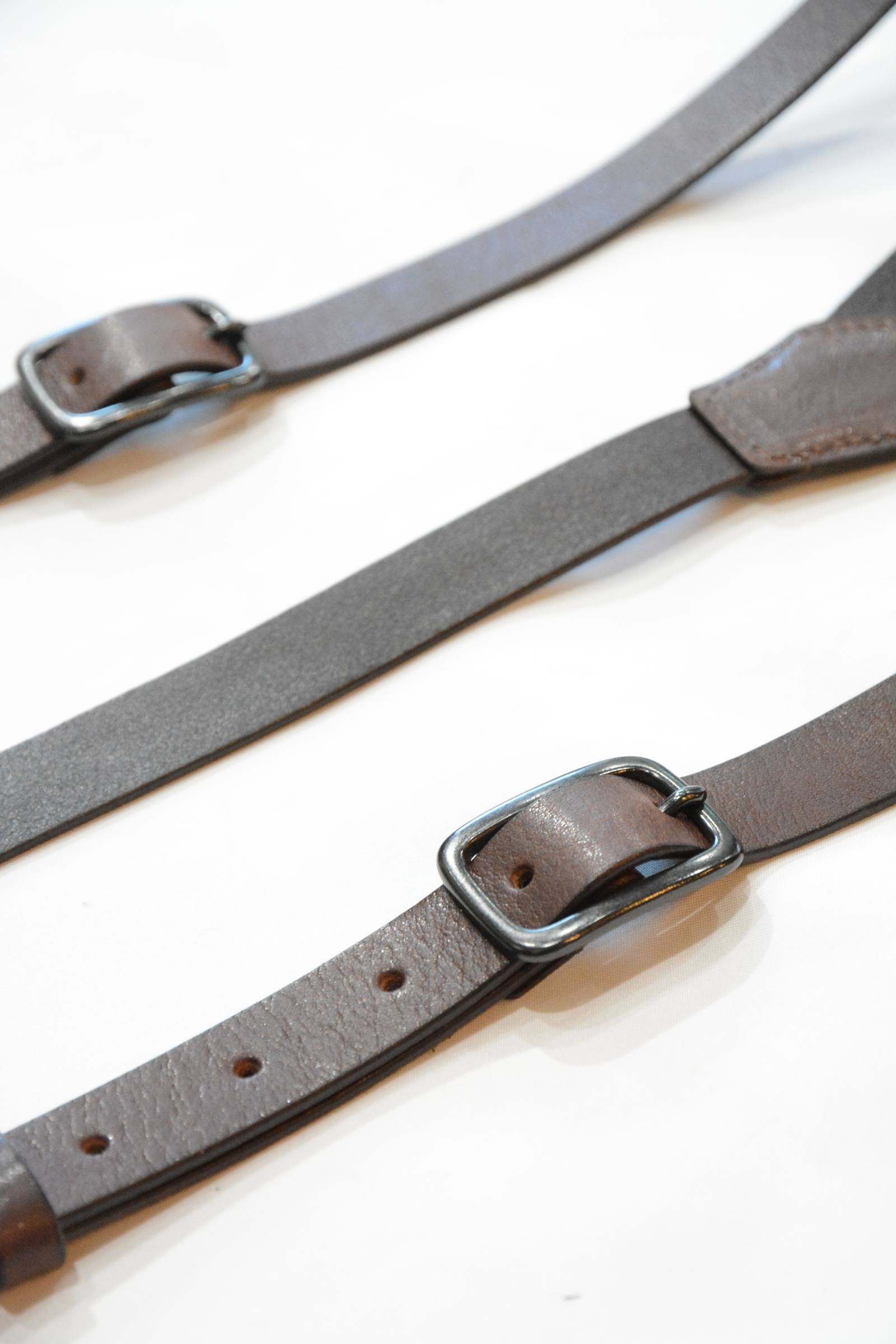 ISAMU KATAYAMA BACKLASH レザー　サスペンダー ISAMU KATAYAMA BACKLASH - ジャパンステアーレザー