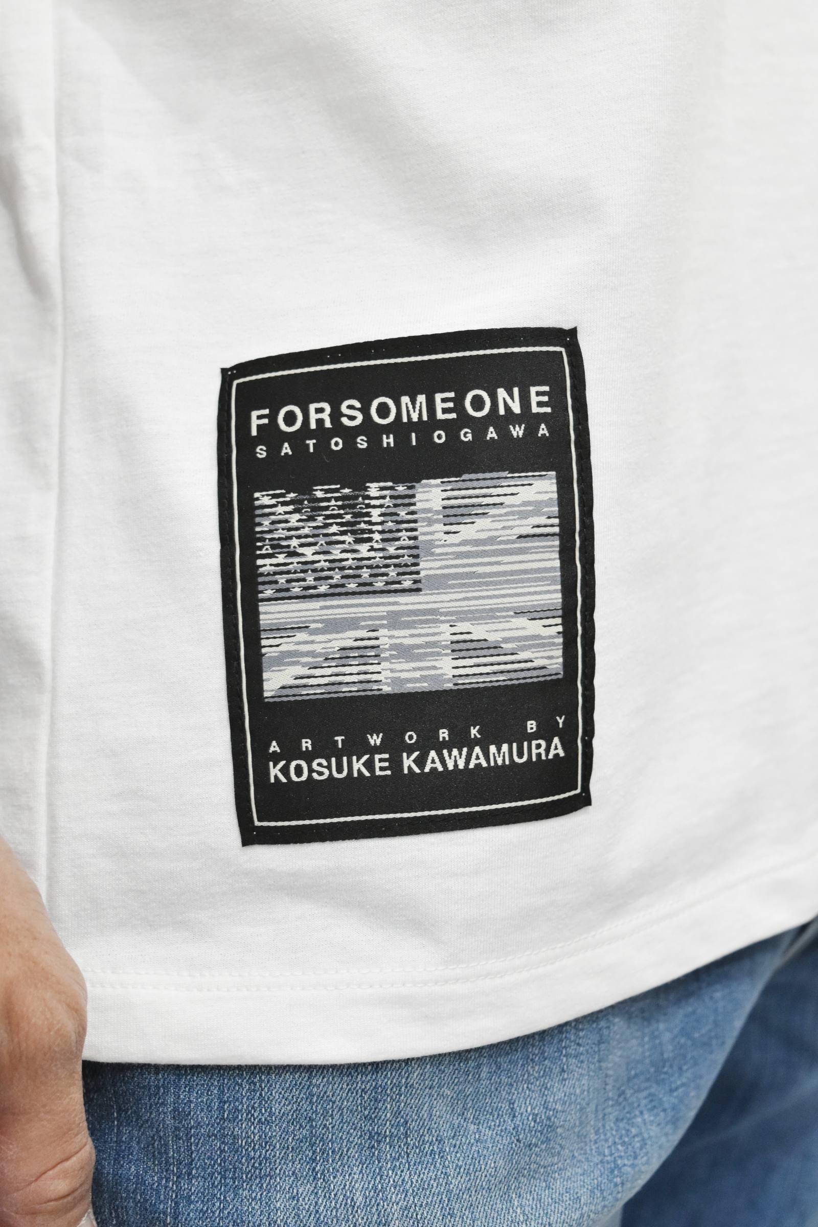 FORSOMEONE - METAL EAGLE TEE (WHITE) | chord online store
