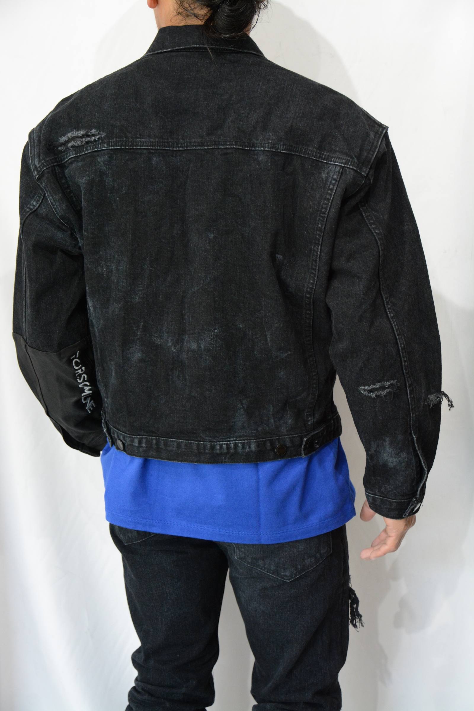 FORSOMEONE / Gジャン/--/デニム/BLK// FORSOMEONE - LEFTY DENIM DENIM JACKET (BLACK) | chord online store