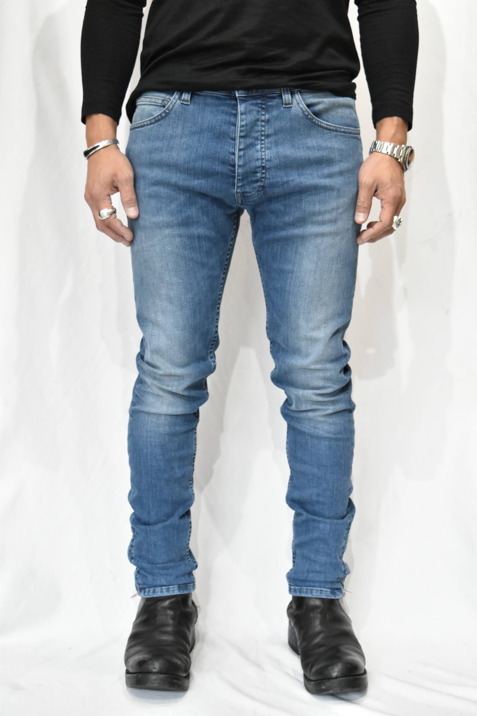 パンツ ISAMU KATAYAMA coating tight fit jeans ISAMU KATAYAMA BACKLASH - タイトスキニー デニムパンツ | chord