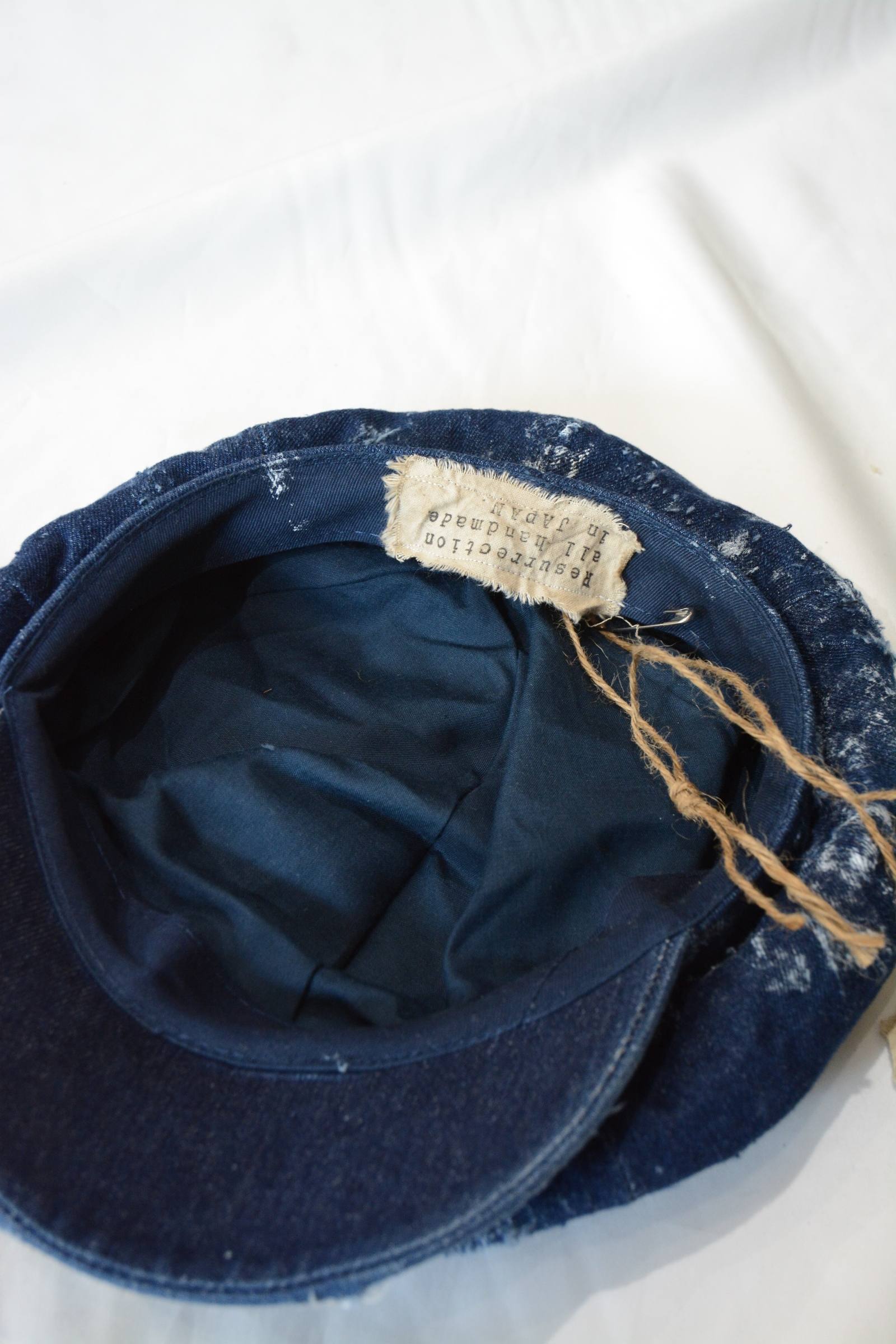 RESURRECTION - Bio wash vintage denim casquette | chord online store