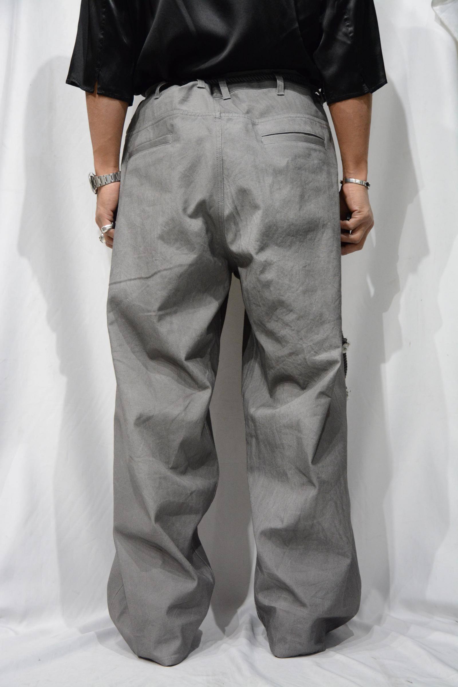 ISAMU KATAYAMA BACKLASH - 顔料染め ワイドパンツ | chord online store