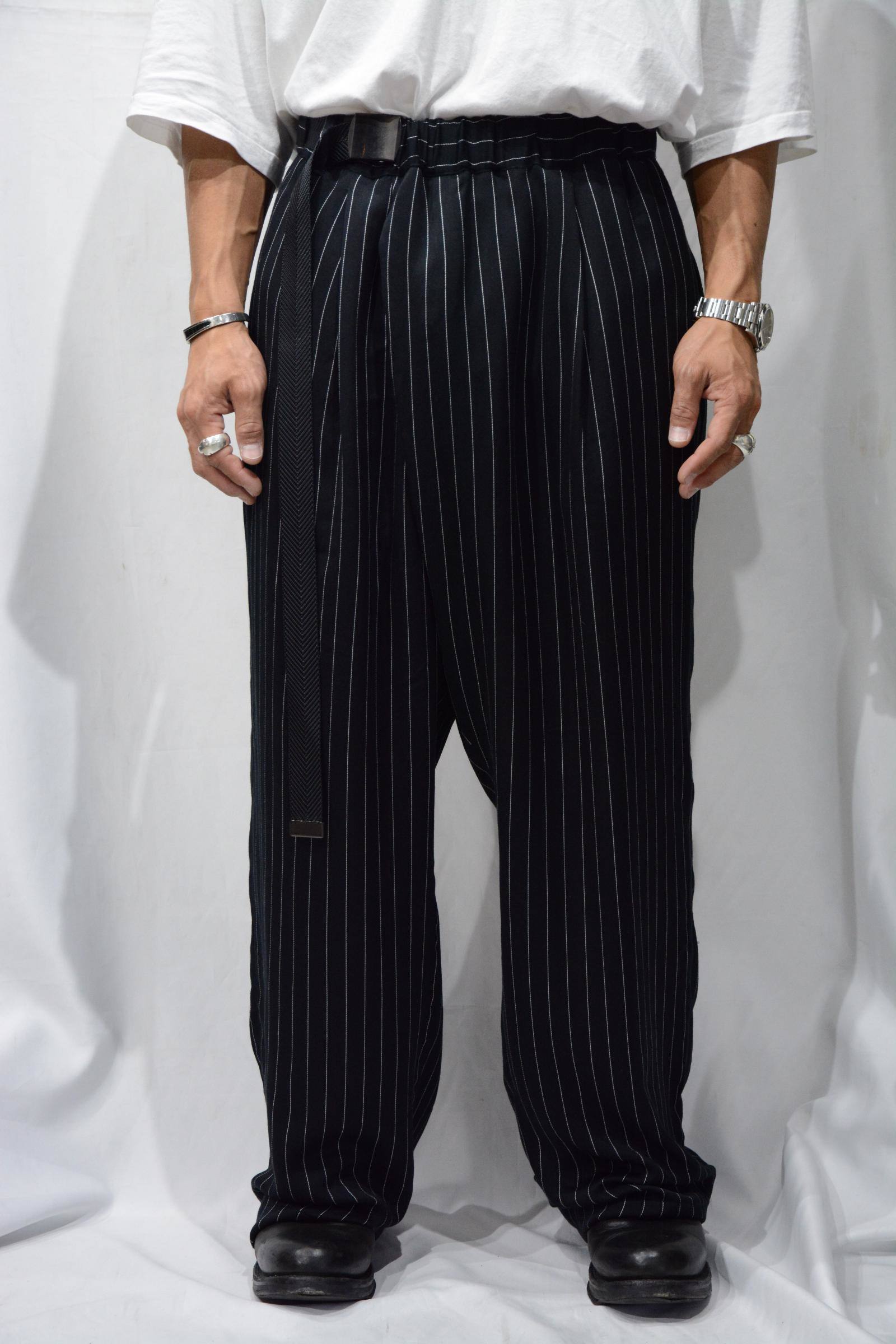 ISAMU KATAYAMA BACKLASH - ワンタック ワイドパンツ | chord online store
